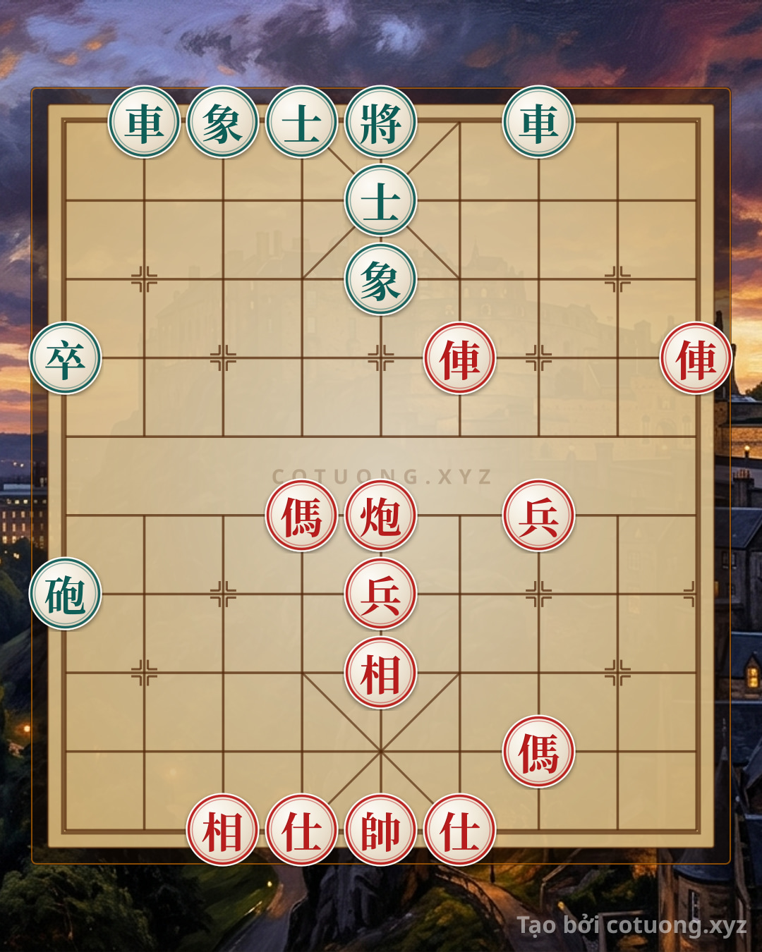 Challenge: Endgame Analysis: 2 Rooks, 2 Cannons, 2 Horses, 2 Pawns, 2 Advisors, and 2 Elephants vs. 2 Rooks, Cannon, Pawns, Advisors, and Elephants: The Artistic Strategy of the Grandmaster - Can you solve it?
