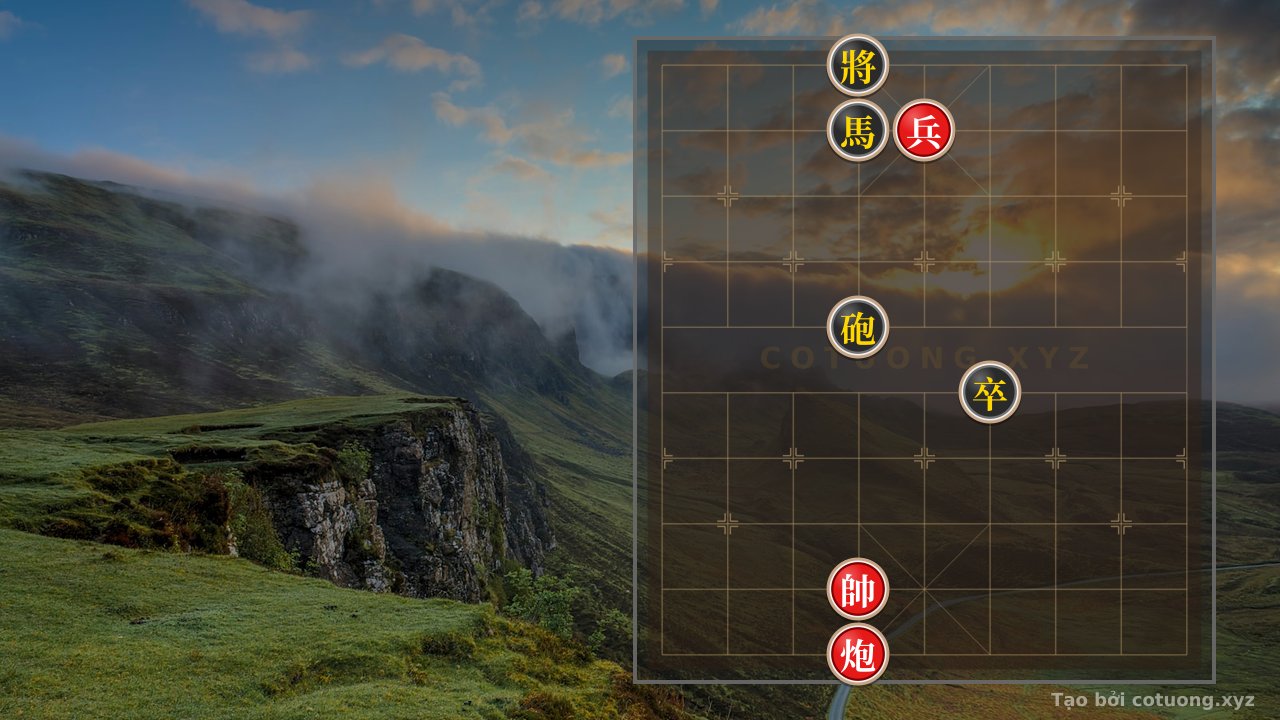Thế cờ: The 'Red Cannon on File 6, Rank 1' Trap - Survival Tips for the Black General — Cờ Tướng Online