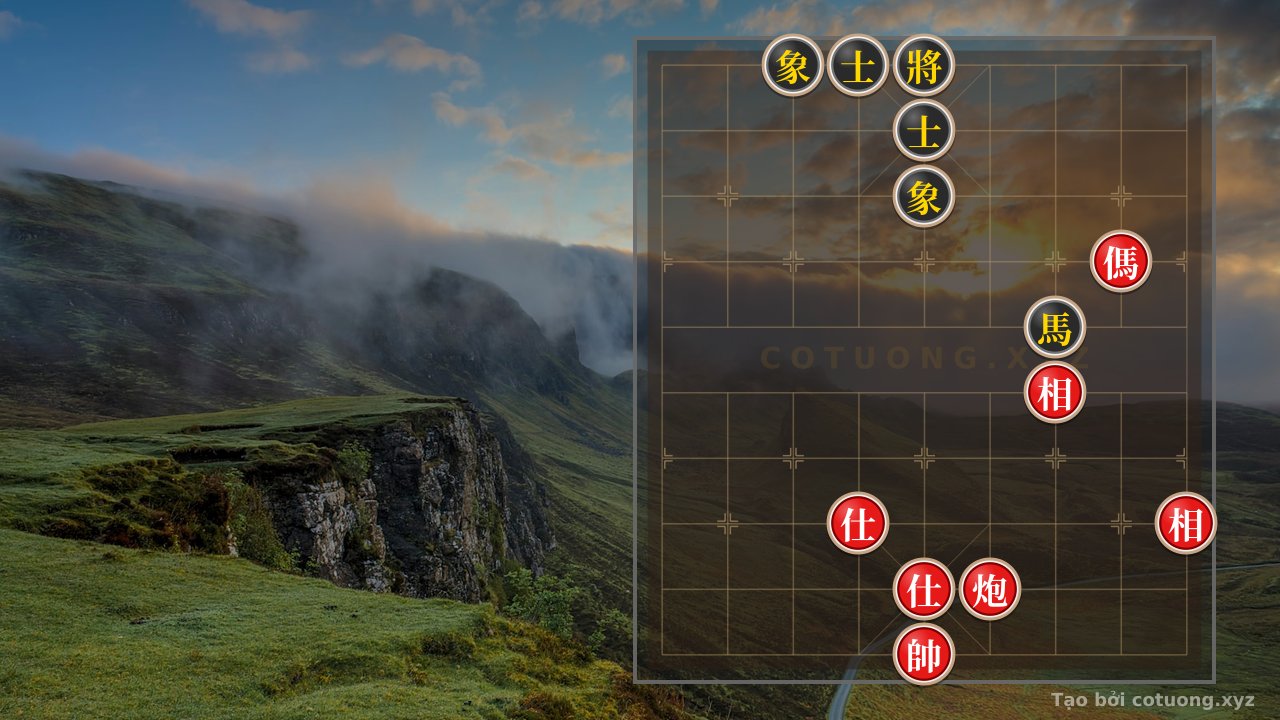 Thế cờ: Red General: Strategic Crushing from the Double Horse Formation — Cờ Tướng Online