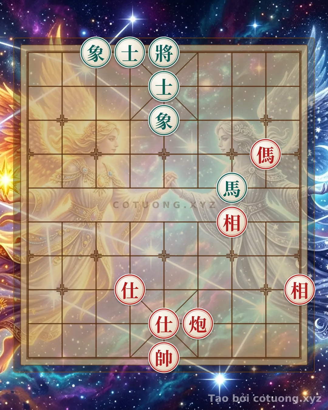 Thế cờ: Red General: Strategic Crushing from the Double Horse Formation — Cờ Tướng Online