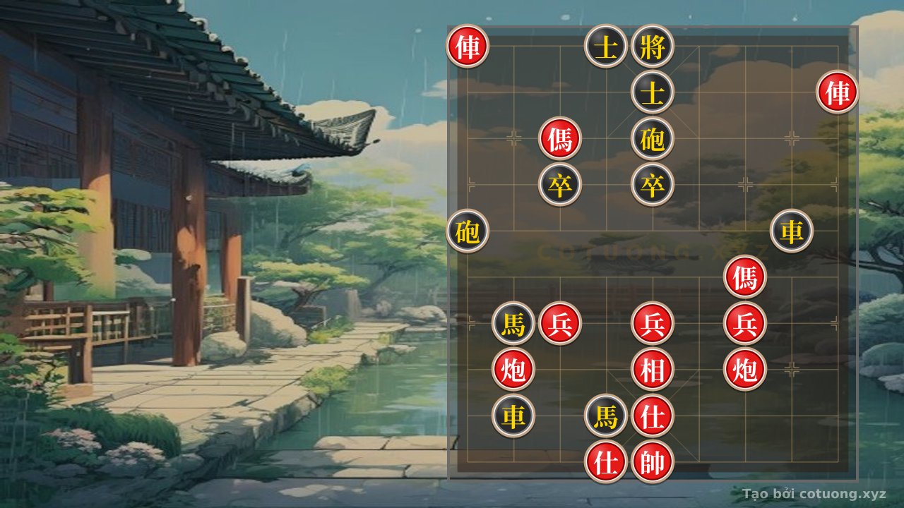 Thế cờ: Xiangqi: The Red Army's Tactical Victory - Patience and the Turning Point — Cờ Tướng Online