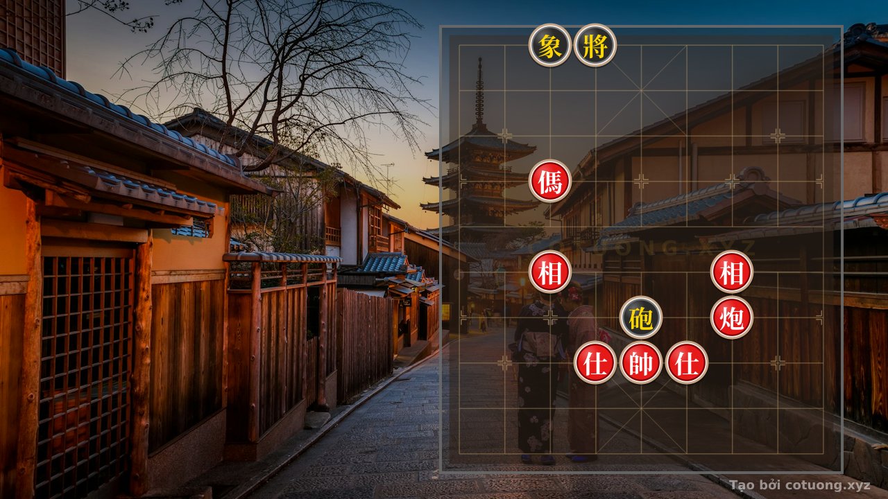 Thế cờ: The Secret 'Cannon Horse Ambush': A Classic Xiangqi Strategy That Defeats the Black Cannon Elephant in One Move! — Cờ Tướng Online