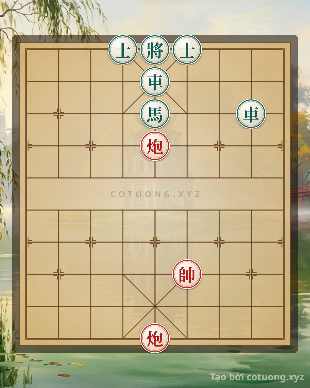 Challenge: Black Rook Attacks, Red Cannon Counters: Xiangqi Position Evaluation - Can you solve it?