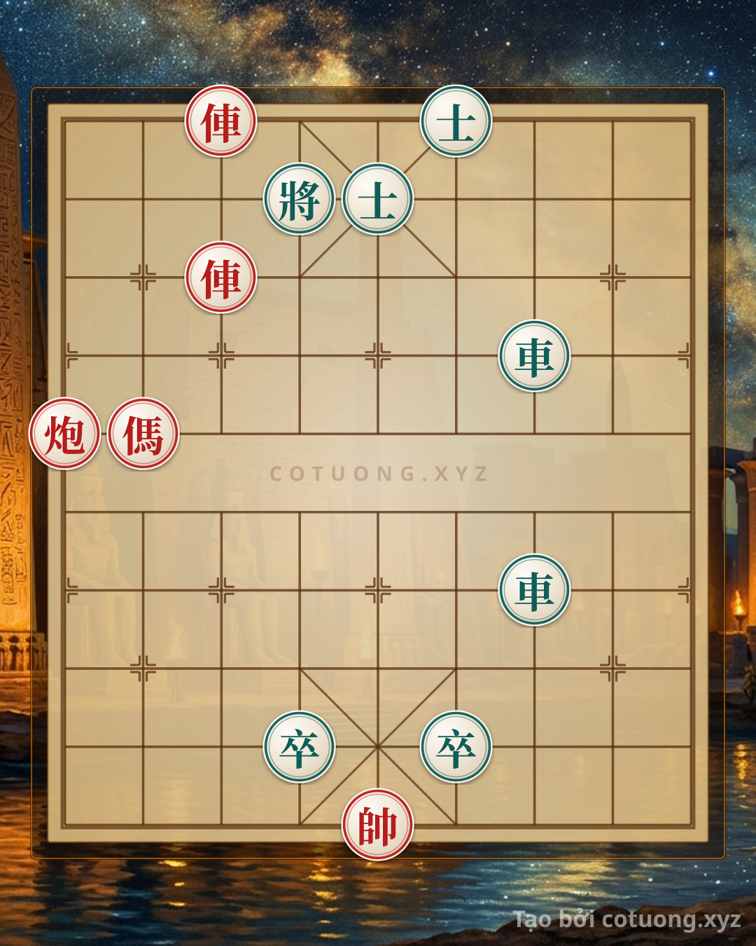 Challenge: Red Cannon at File 9, Rank 6: A Deadly Trap for the Black Chariot at File 7, Rank 7 - Defensive Strategies and Counterattacks - Can you solve it?