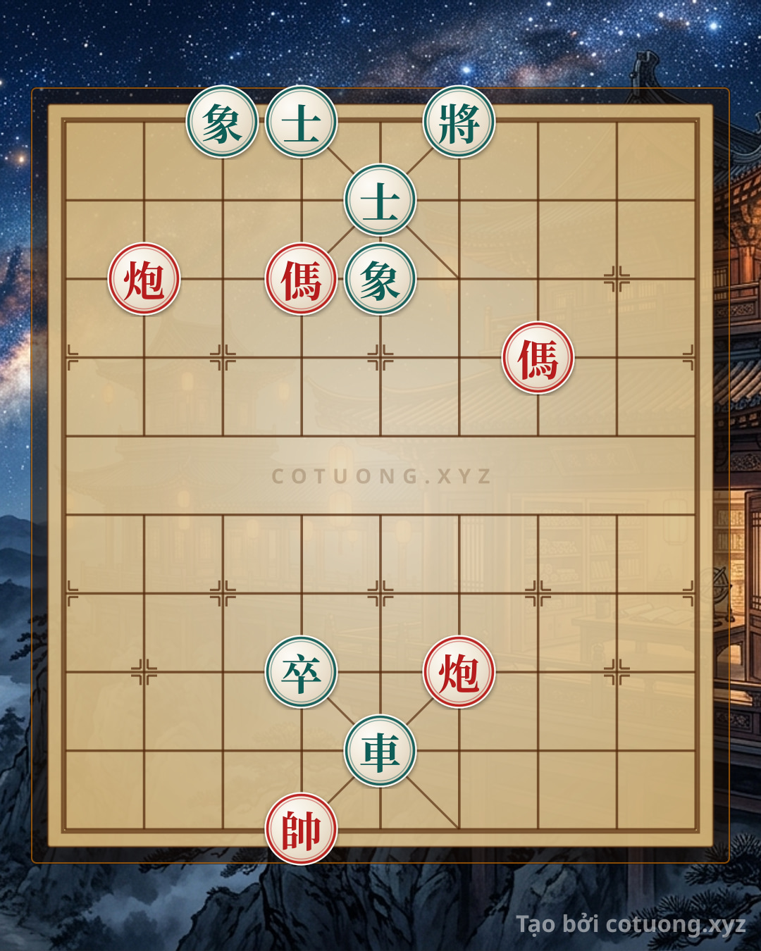 Challenge: Xiangqi: Red's Compulsory Rook at 5-2 - Can you solve it?