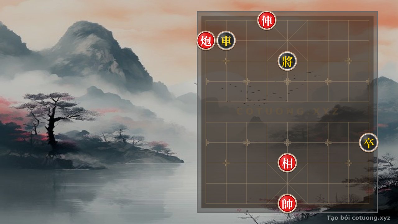 Thế cờ: Red Chariot Trap on File 6, Rank 10: Black Must Be Cautious — Cờ Tướng Online
