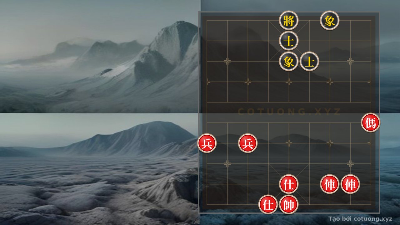Thế cờ: The Mystery of the Red General's Siege: The Horse's Gambit and Escape Tactics — Cờ Tướng Online