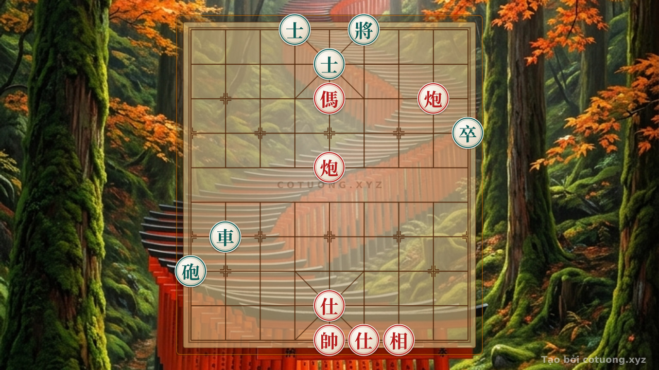 Thế cờ: Black's Defense in the 'Double Horse Attack' Formation - The Secret to Countering Black's Rook on File 2 — Cờ Tướng Online