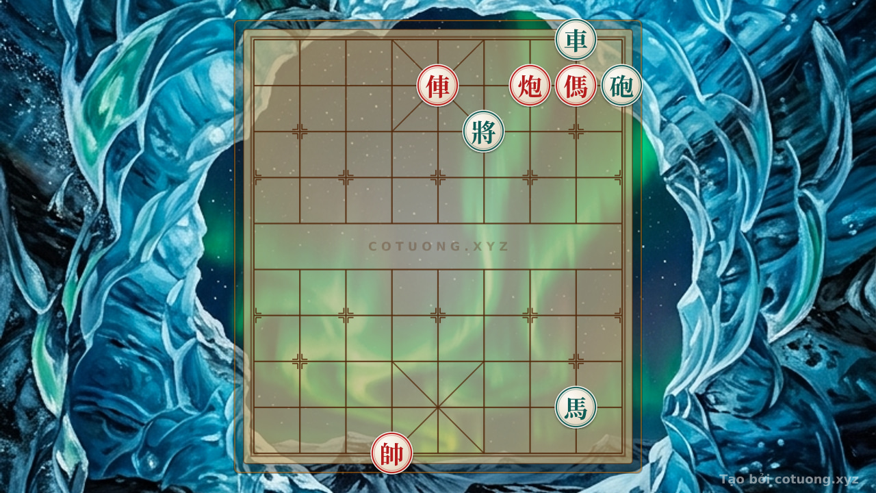 Thế cờ: Xiangqi Position: Red Rook on 8th File, 10th Rank - Defensive Tactics and Counterattack in the Double Horse Face-to-Face Formation — Cờ Tướng Online