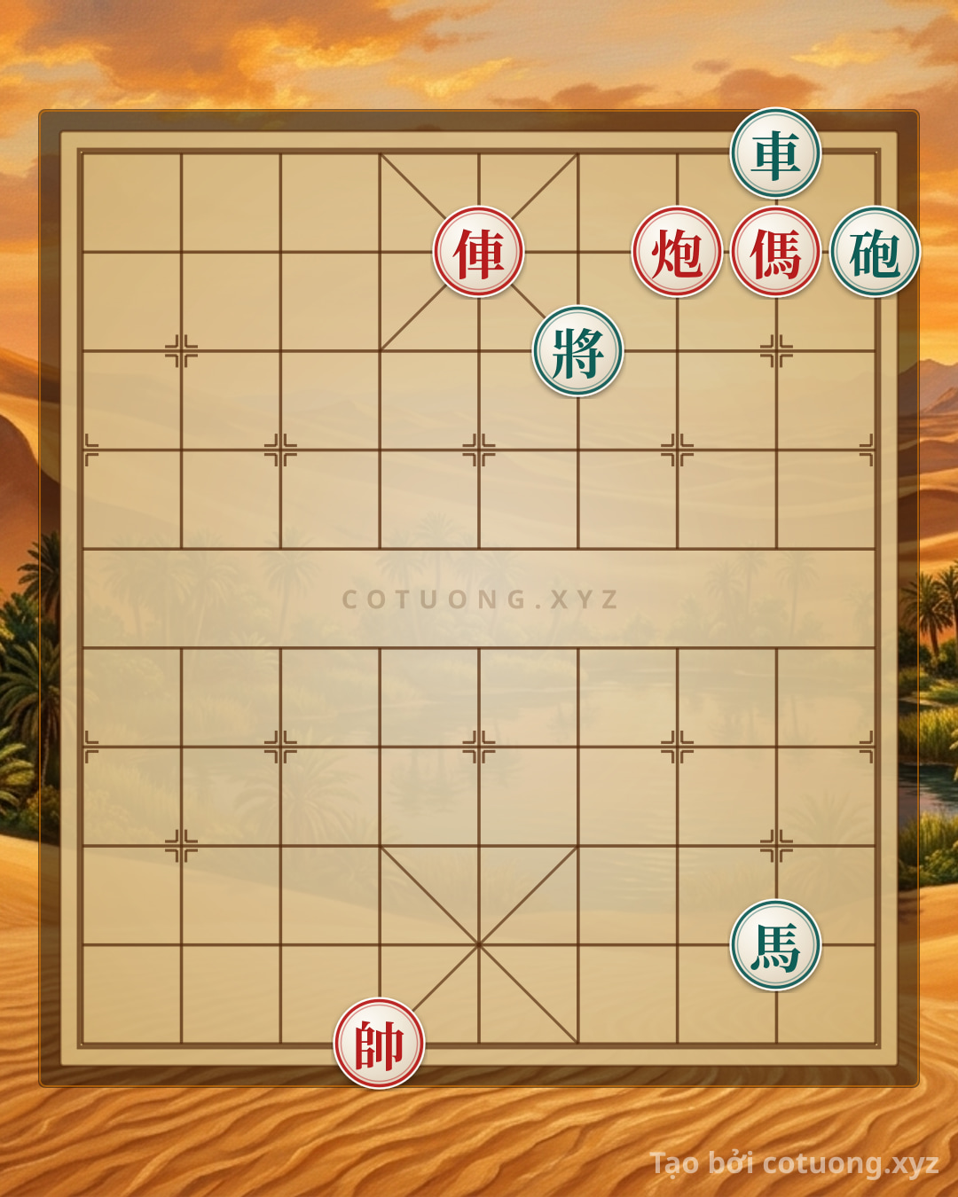 Challenge: Xiangqi Position: Red Rook on 8th File, 10th Rank - Defensive Tactics and Counterattack in the Double Horse Face-to-Face Formation - Can you solve it?