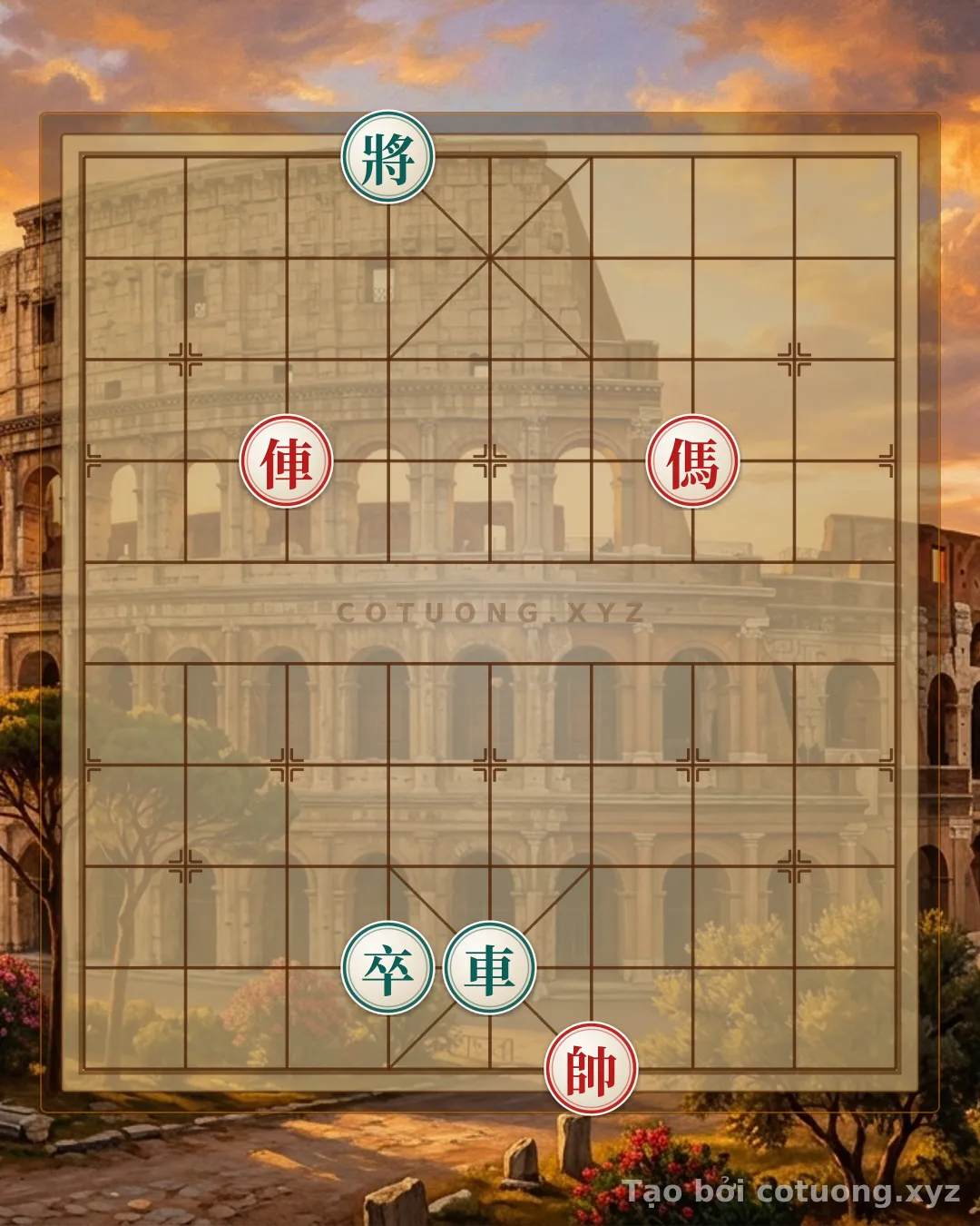Challenge: Black General's Defensive Strategy Against Red Rook-Horse Pressure: The Decisive 'Rook Controls the Central File, Horse Lurks in Ambush' Tactics - Can you solve it?