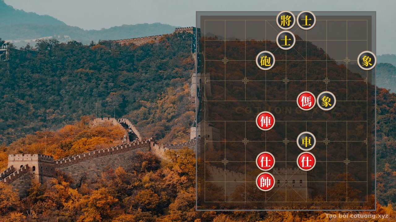 Thế cờ: The 'Red Horse on 4th Rank, 6th File' Trap - Defensive Strategies for the Black General in a Level 1/10 Opening — Cờ Tướng Online