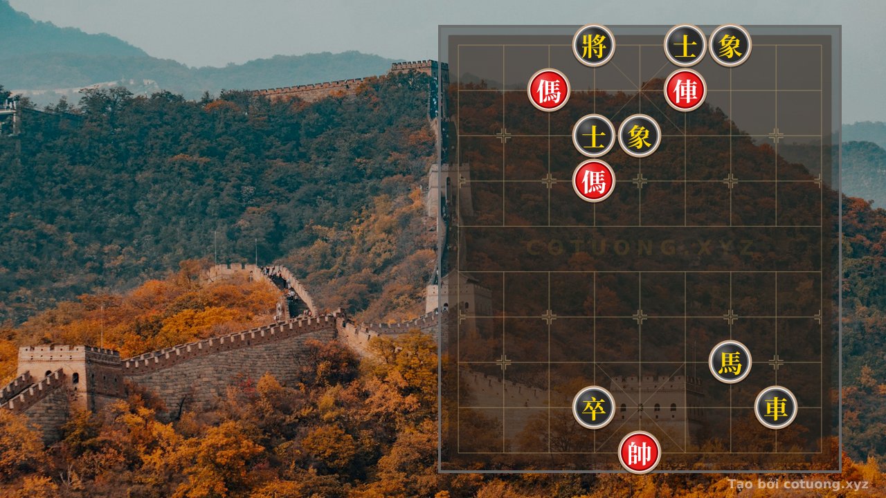 Thế cờ: Red Horse's Giao Chan: Black's Defensive Tactics in the Classic Battle — Cờ Tướng Online