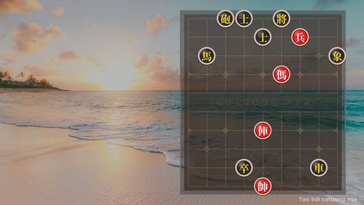 Thế cờ: Red Cannon on File 3, Rank 10: The Hidden Threat of the Red Chariot in the Battle of Chinese Chess — Cờ Tướng Online