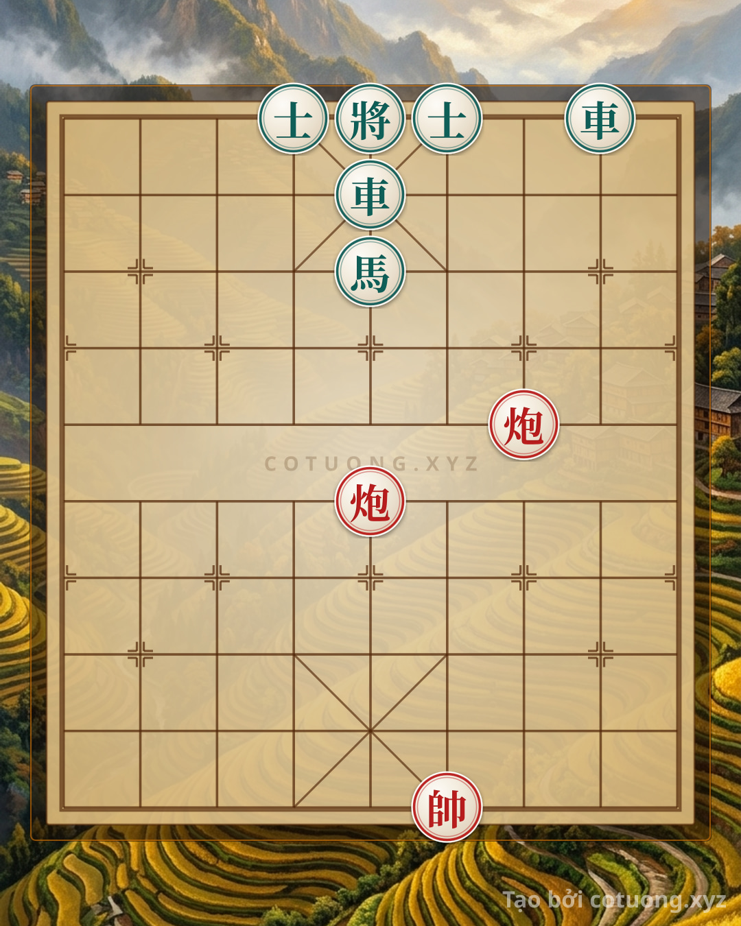 Challenge: Speed Checkmate: The Secret to Defeating the Black Chariot with the Red Cannon in the Double Horse Interlocking Formation - Can you solve it?