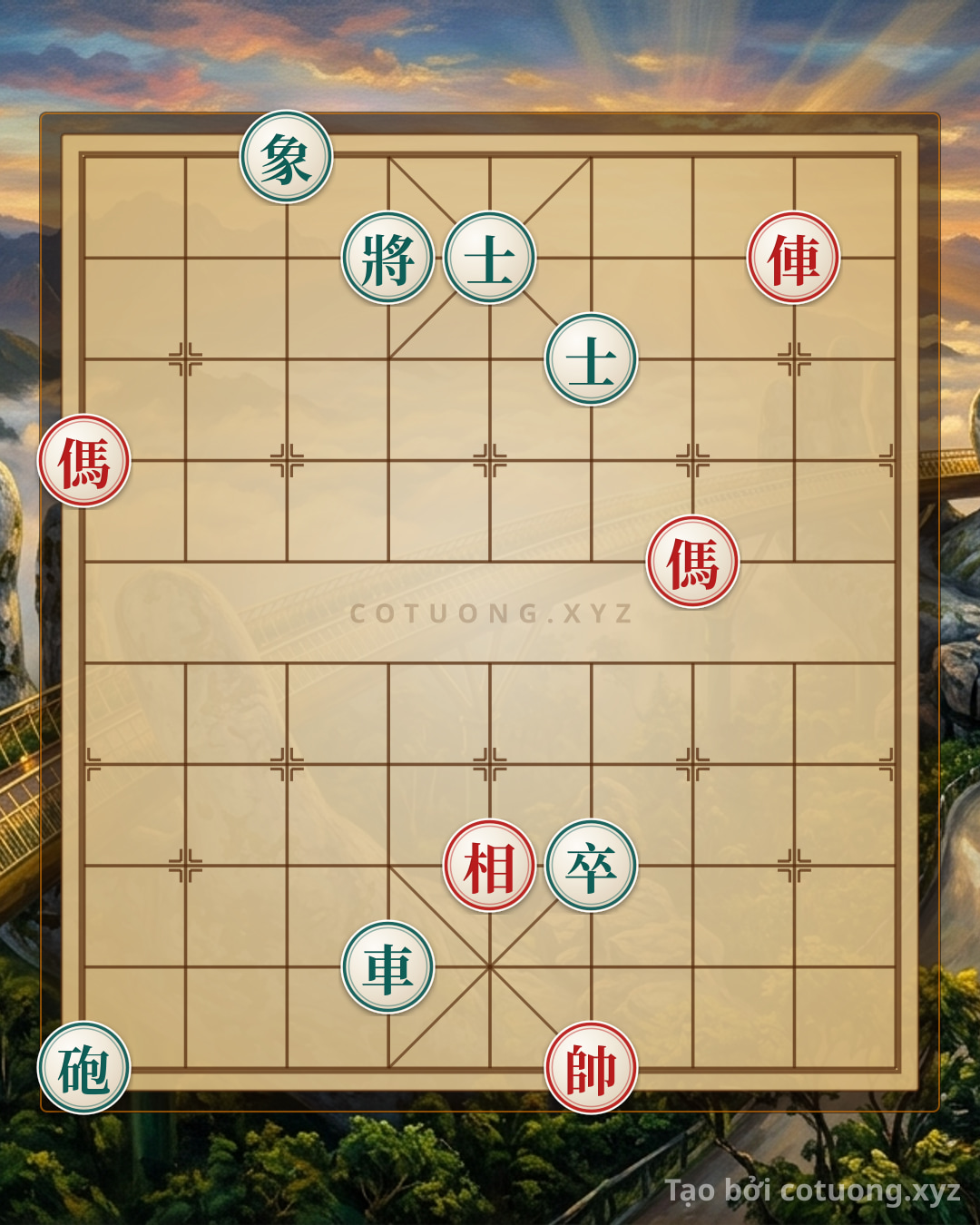 Challenge: Xiangqi: Mastering the 'Chariot Cannon' Opening - Hidden Secrets of the Chess Phantom - Can you solve it?