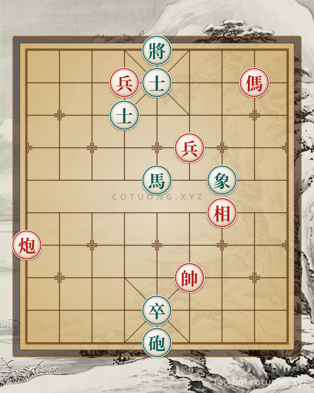 Challenge: Red General Chess: Double Horse Leg Attack Strategy - Can you solve it?