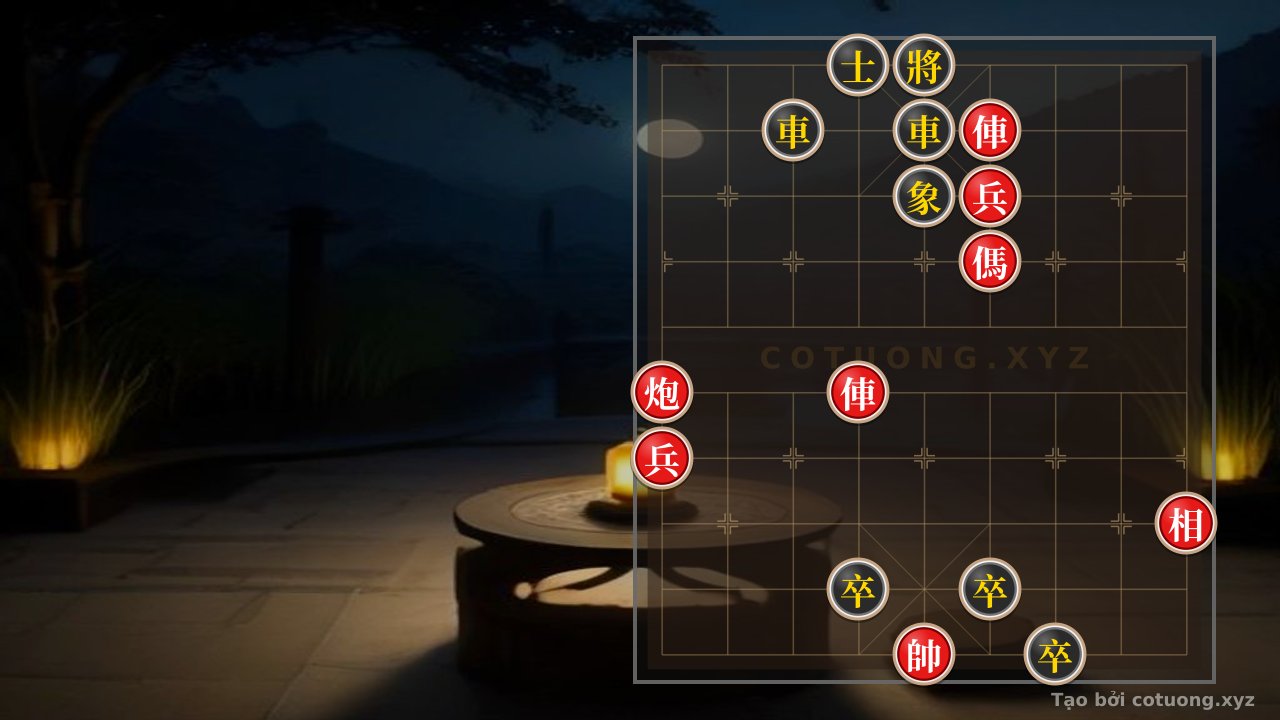 Thế cờ: The Hidden Strategy of Jianghu Chess: When Two Red Chariots Clash with the Twin Black Chariots - The Sorrowful Move That Upends the Board — Cờ Tướng Online