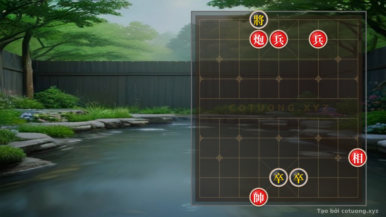 Thế cờ: The King's Gambit: The Red Cannon's Decisive Move — Cờ Tướng Online