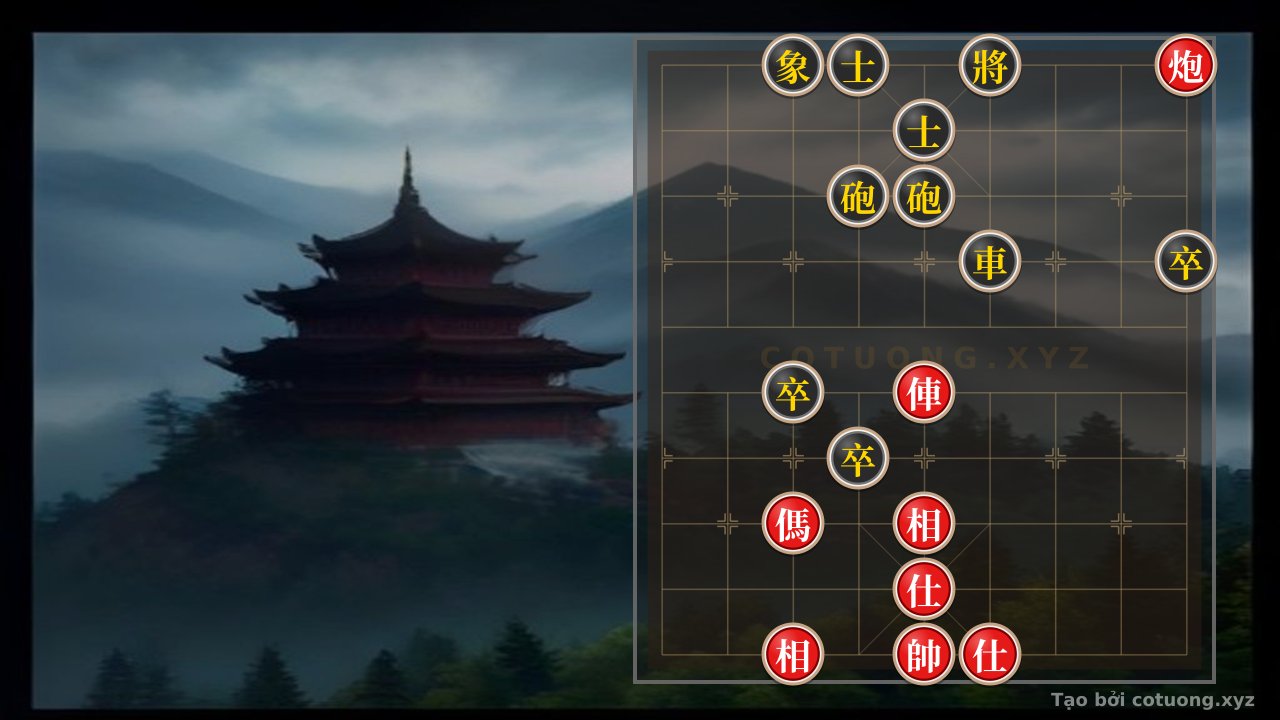 Thế cờ: Xiangqi: Mastering the Black Cannon's Killer Move - Red Chariot's Counterattack Tactics — Cờ Tướng Online