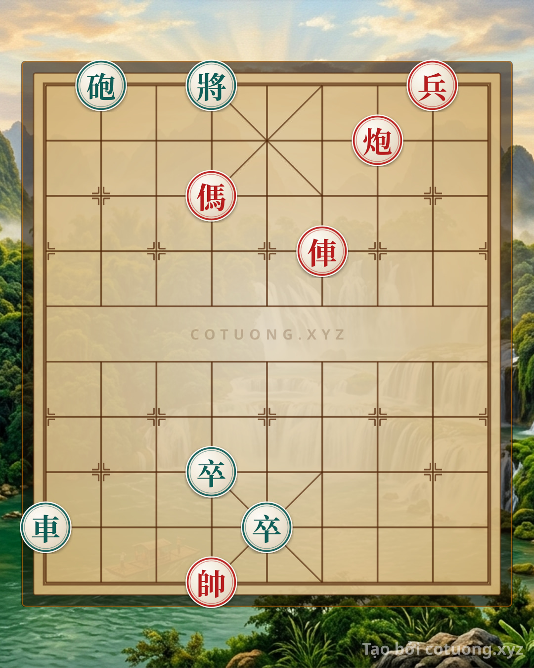 Challenge: Xiangqi: Mastering the Checkmate from the Black Cannon's Trapped Position - Can you solve it?