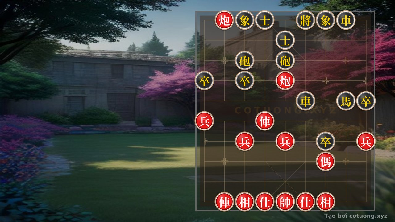 Thế cờ: Xiangqi: The Art of Defensive Counterattack - Red's Offensive, Black's Counterforce — Cờ Tướng Online
