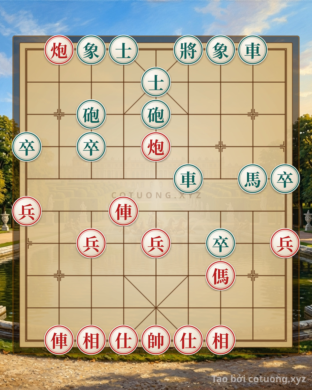Challenge: Xiangqi: The Art of Defensive Counterattack - Red's Offensive, Black's Counterforce - Can you solve it?