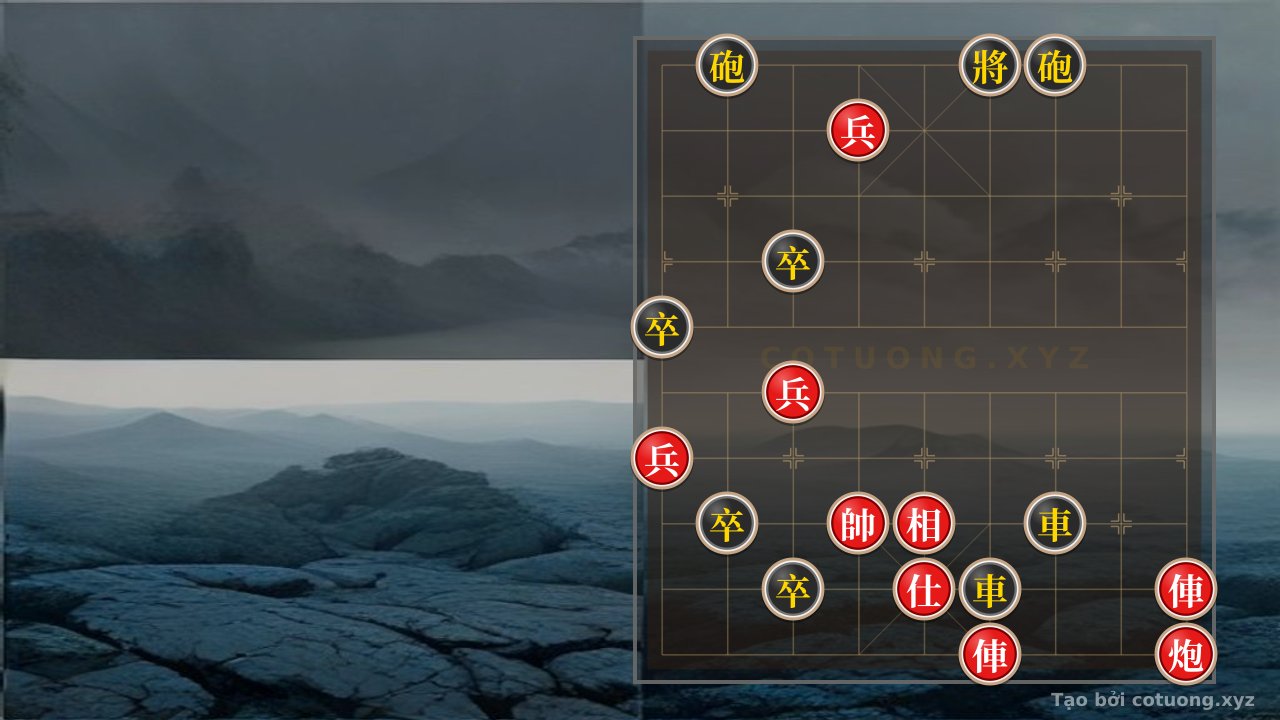 Thế cờ: The Ultimate Checkmate: 2 Rooks and 3 Cannons Crush 2 Rooks, 2 Cannons, and 4 Pawns in One Move! — Cờ Tướng Online