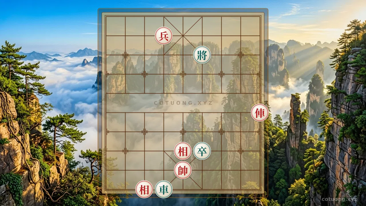 Low Elephants and Rook's Descent to Trap the General