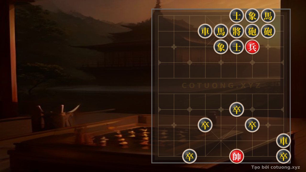 Thế cờ: The Secret of the Black Chariot on File 4: How Red Can Reverse the Board in 3 Moves — Cờ Tướng Online
