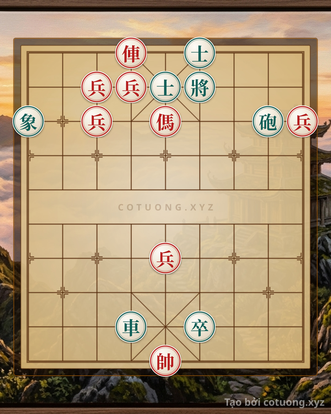 Challenge: Xiangqi: High-Level Defensive Tactics When Facing a Red Chariot's Straight Rook 6 - Can you solve it?