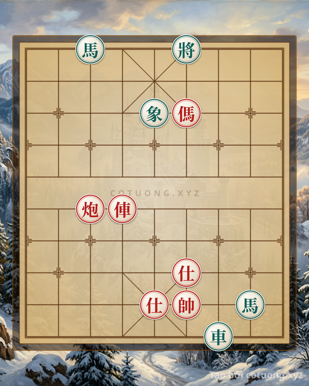 Challenge: Secret Tactics for Counterattacking: Using Double Horse Cannon to Attack the Black General in the Xiangqi Opening - Can you solve it?