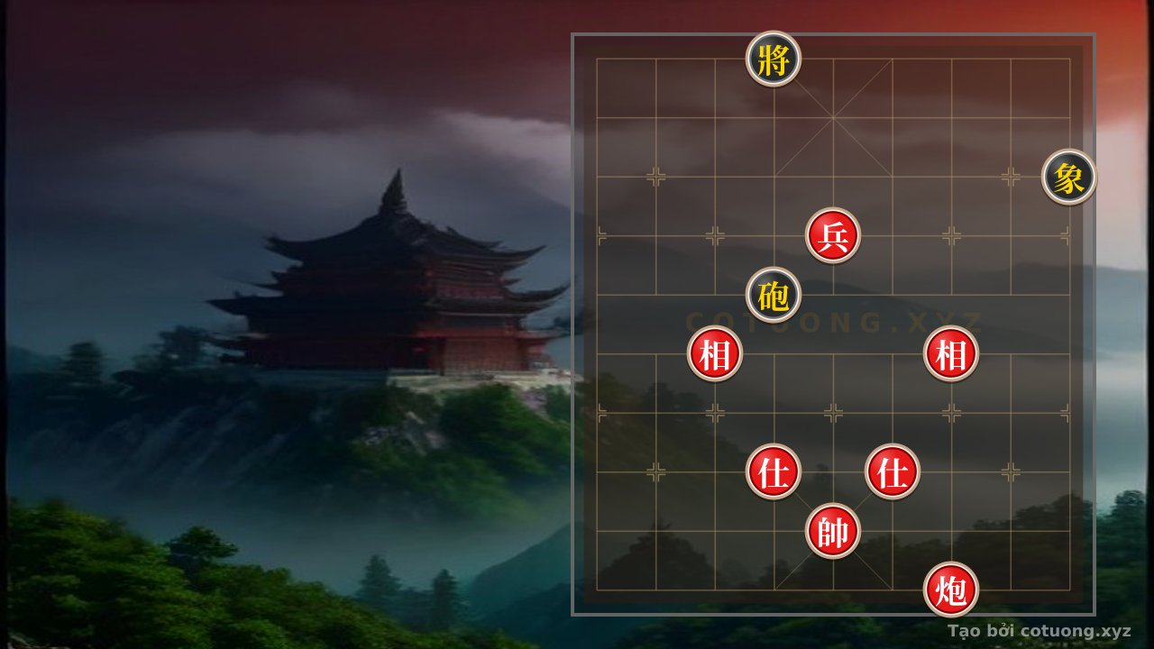 Thế cờ: Xiangqi (Chinese Chess) Formation: Red Cannon Chariot 2 Advisors 2 Elephants vs. Black Cannon Elephant - Winning Strategy — Cờ Tướng Online