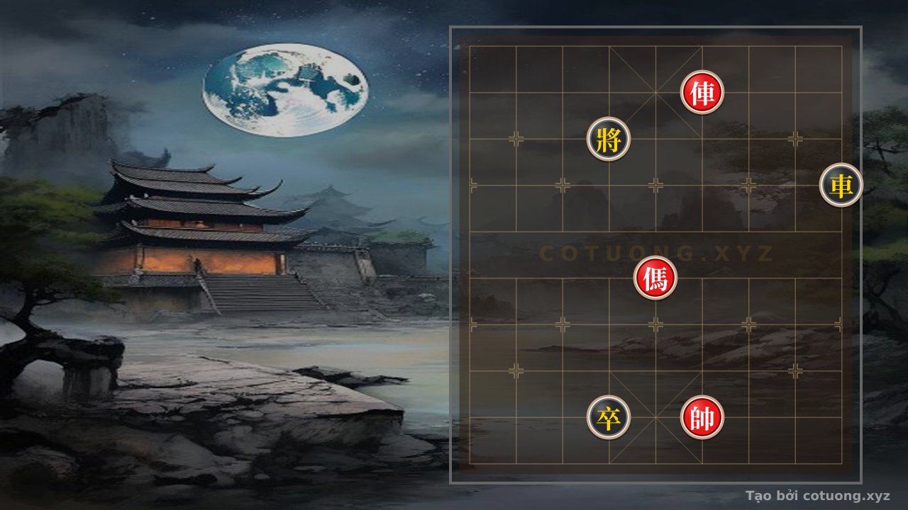 Thế cờ: Red General's Midnight Assault: The Empty Rook 4-9 March, Black's Pawns Broken – Victory Like a Night Raid — Cờ Tướng Online