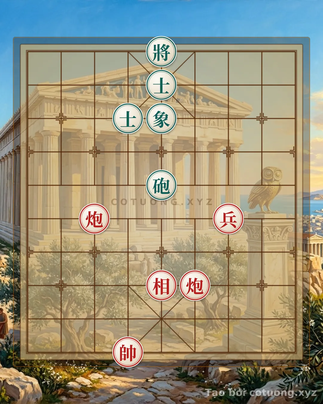 Thế cờ: Xiangqi: Red's Strategic Victory Over Black in the 'Empty Cannon' Formation — Cờ Tướng Online