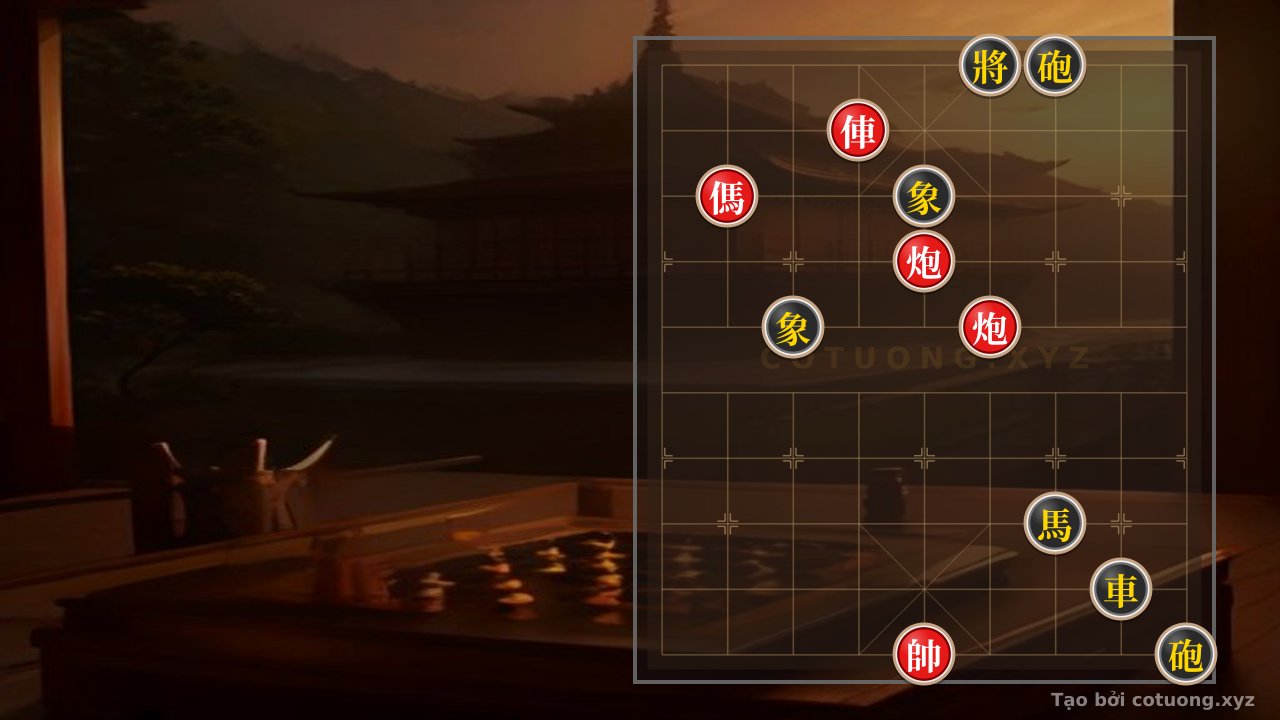 Thế cờ: Red General: Combat Strategy with Crossed Horses — Cờ Tướng Online