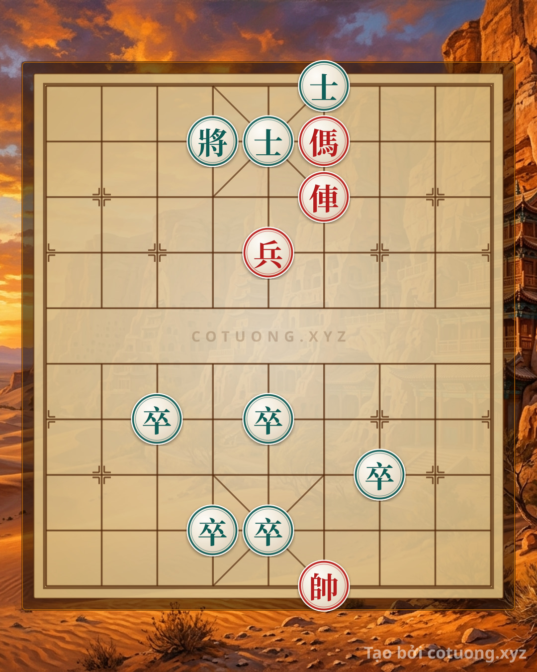 Challenge: Xiangqi: The Red Rook's Deadly Trap - Can You Stop the Black Rook? - Can you solve it?