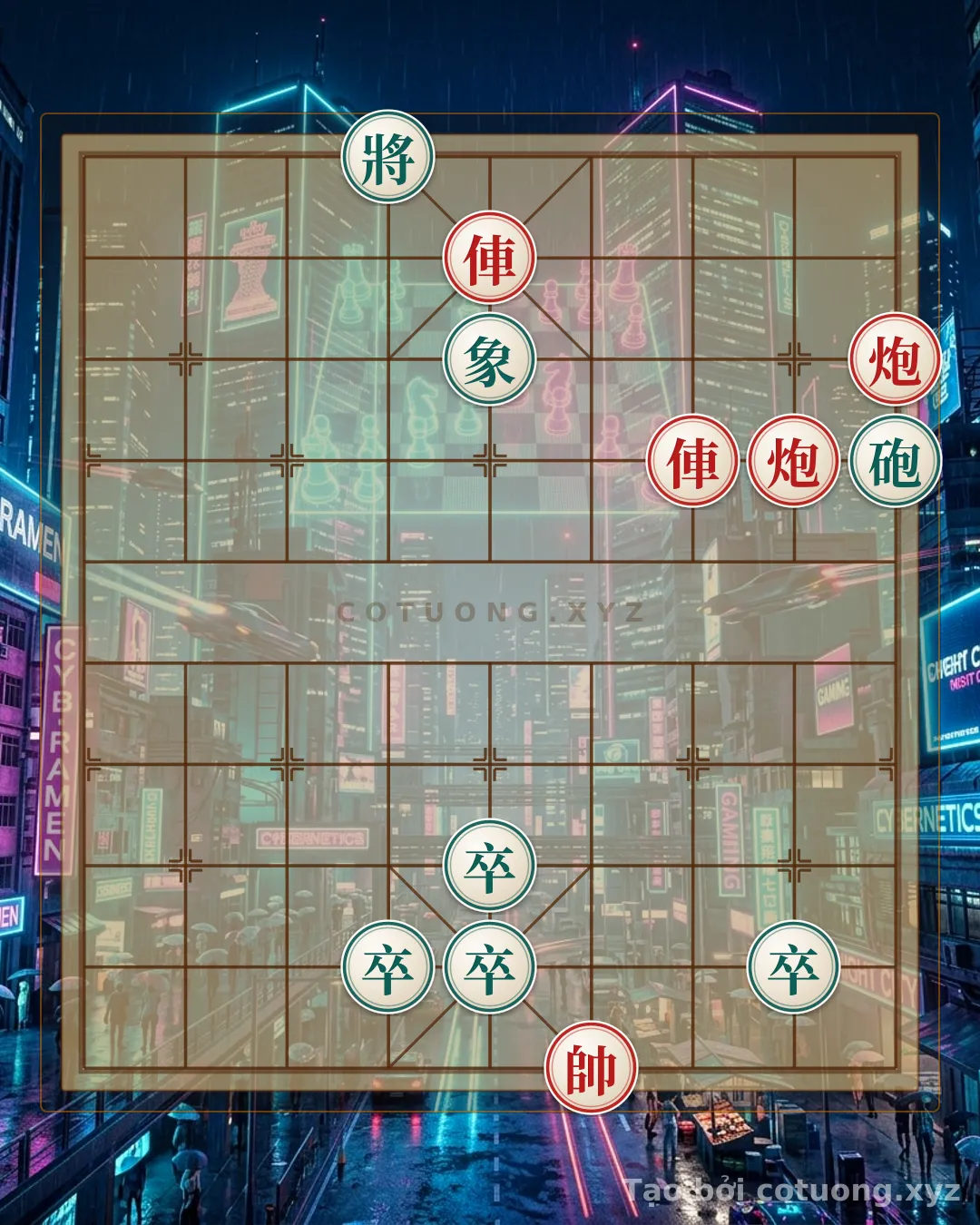 Thế cờ: Xiangqi XYZ: Red Strategy Wins in 10 Moves — Cờ Tướng Online