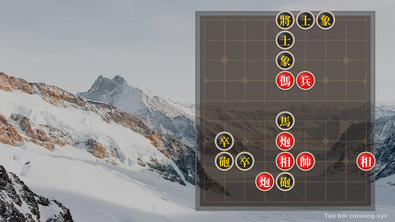 Thế cờ: The Hidden Trick of Counterattacking Against the Stream in a Dangerous Xiangqi Position: When the Red's Rook Horse is Broken — Cờ Tướng Online