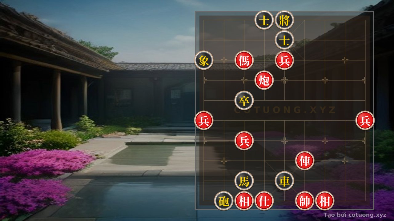 Thế cờ: The Art of Xiangqi: How Red's 4 Pawns Defeated Black's Rook-Cannon-Horse — Cờ Tướng Online
