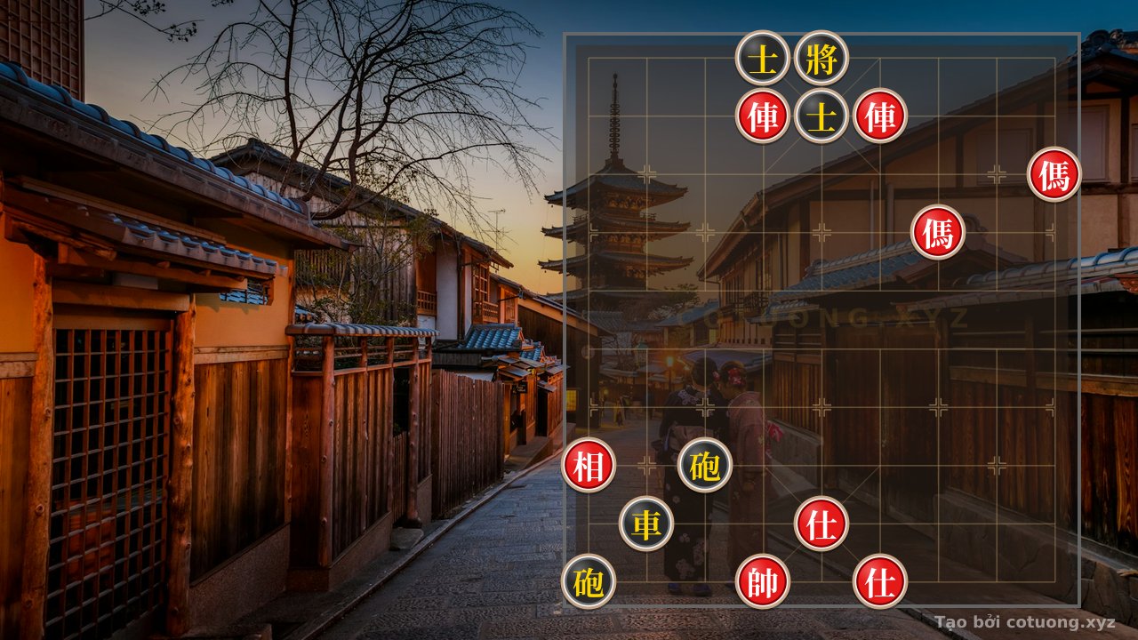 Thế cờ: Xiangqi Pro Tips: The Red's Decisive 3-Move Checkmate Against Black — Cờ Tướng Online