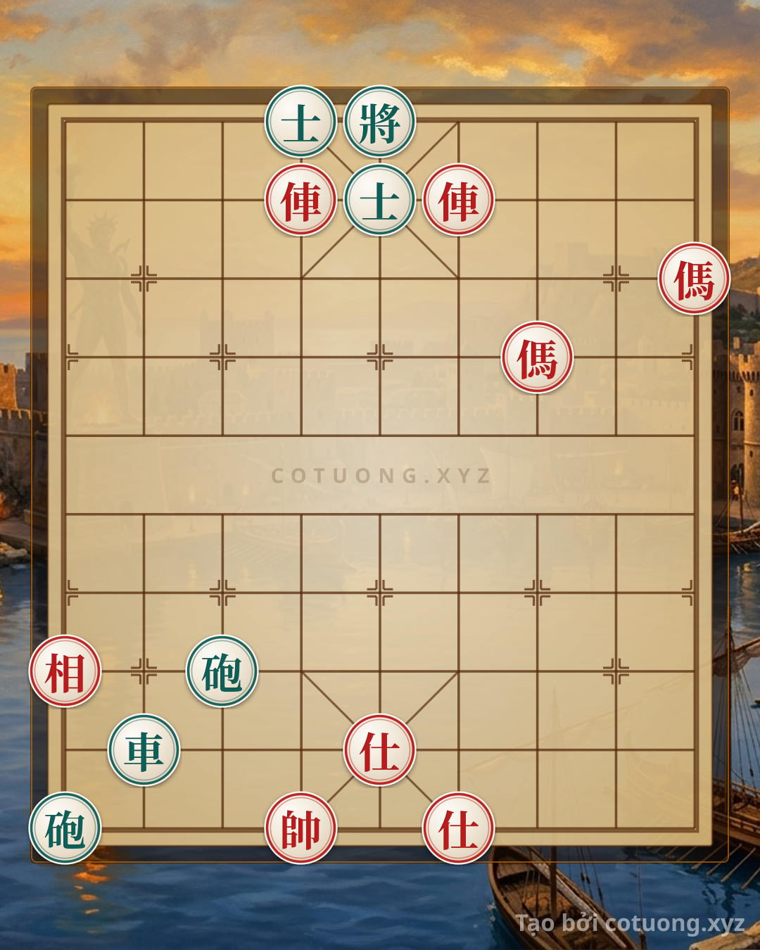 Challenge: Xiangqi Pro Tips: The Red's Decisive 3-Move Checkmate Against Black - Can you solve it?