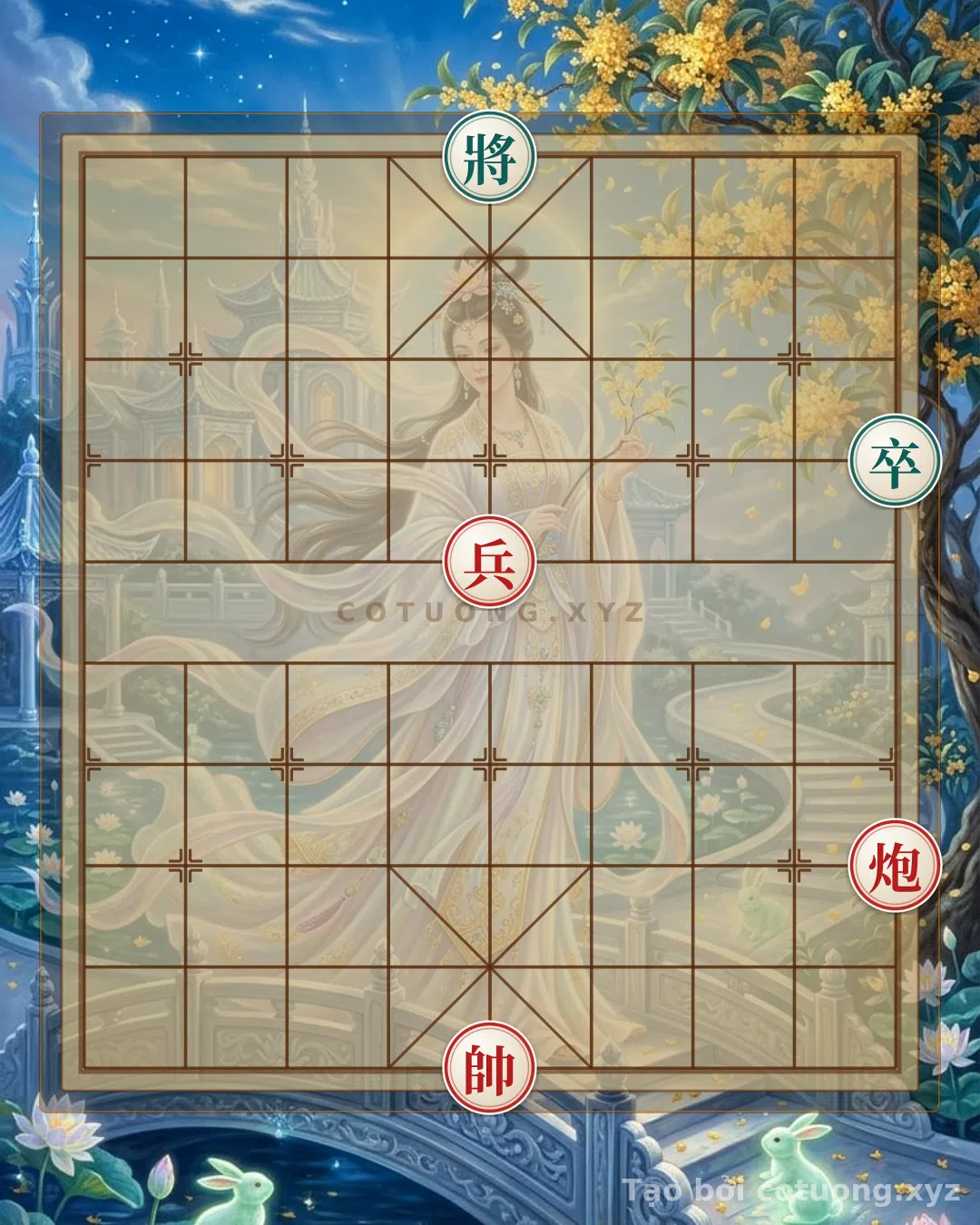 Thế cờ: Red Cannon Trap on File 1 Rank 3: Can a Weak Position Win? — Cờ Tướng Online