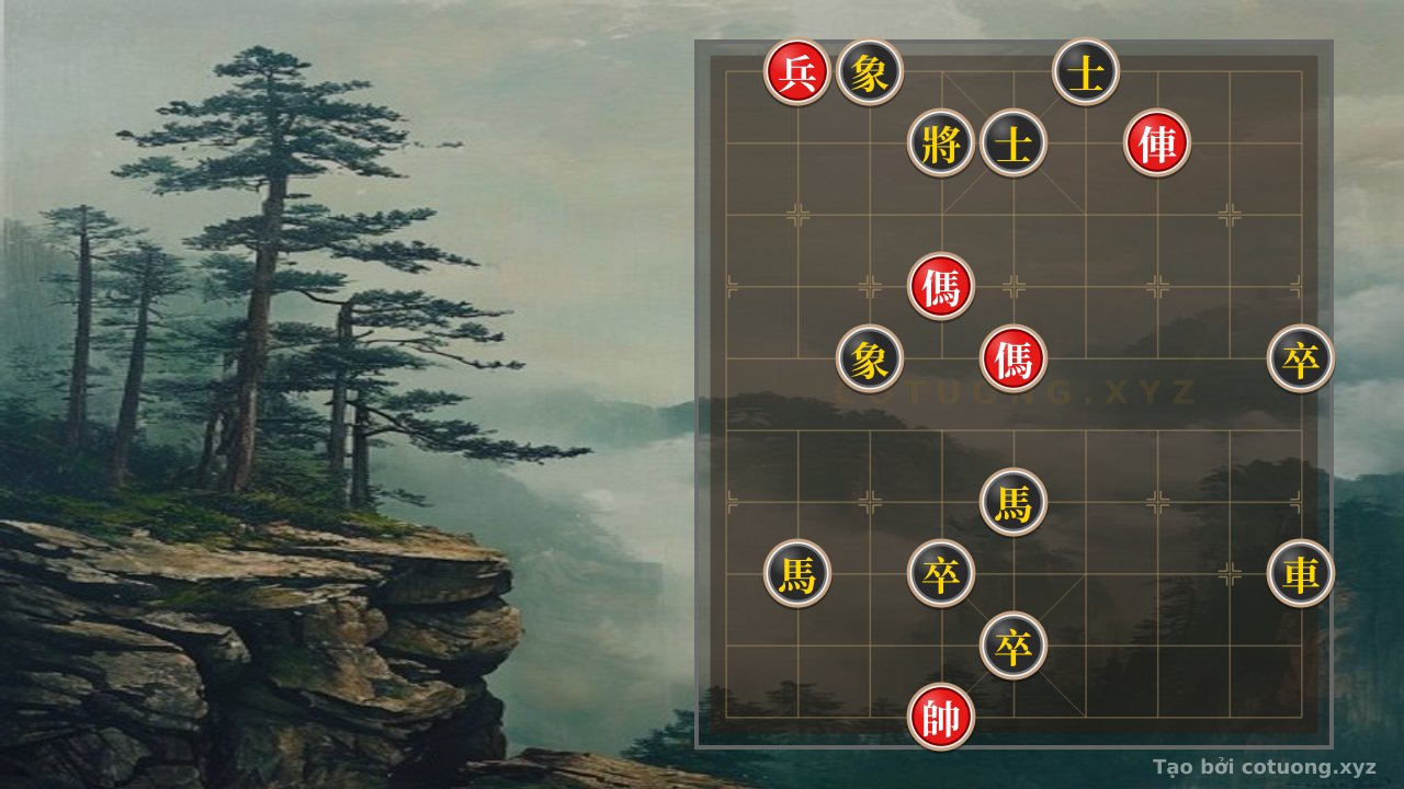 Thế cờ: Black's Subtle Defense: Countering Red's 'Chariot Thrust' in the 1/10 Opening — Cờ Tướng Online