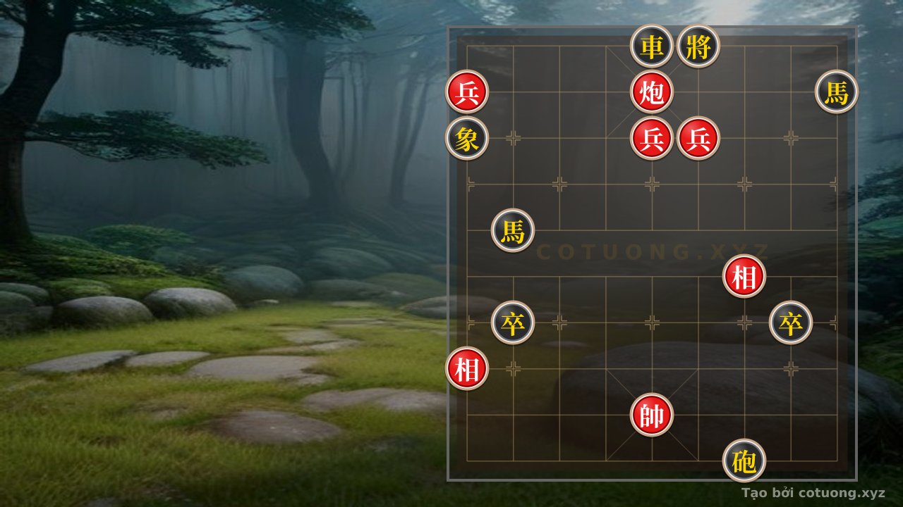 Thế cờ: Xiangqi: Double Horse Leg Trapping - Defense Tips for Black — Cờ Tướng Online