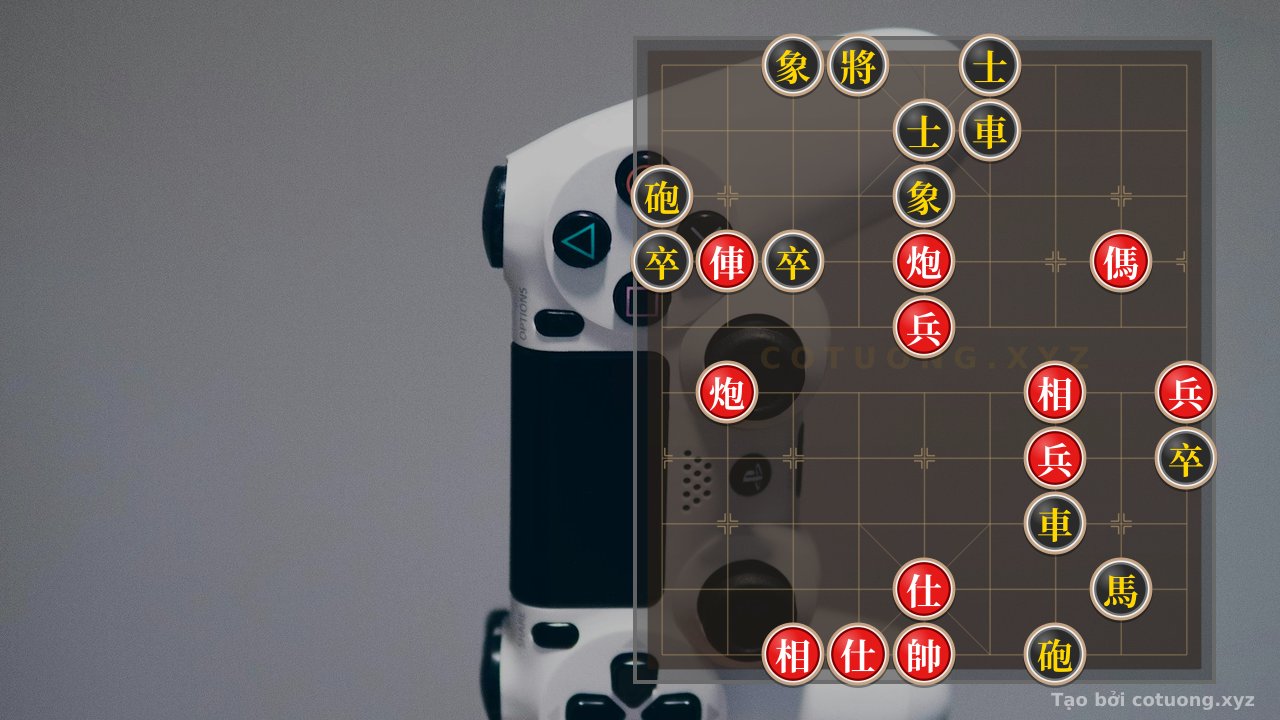 Thế cờ: Defensive Counterattack Strategy: Handling Red's Checkmate Threats in a Level 5 Xiangqi Formation — Cờ Tướng Online