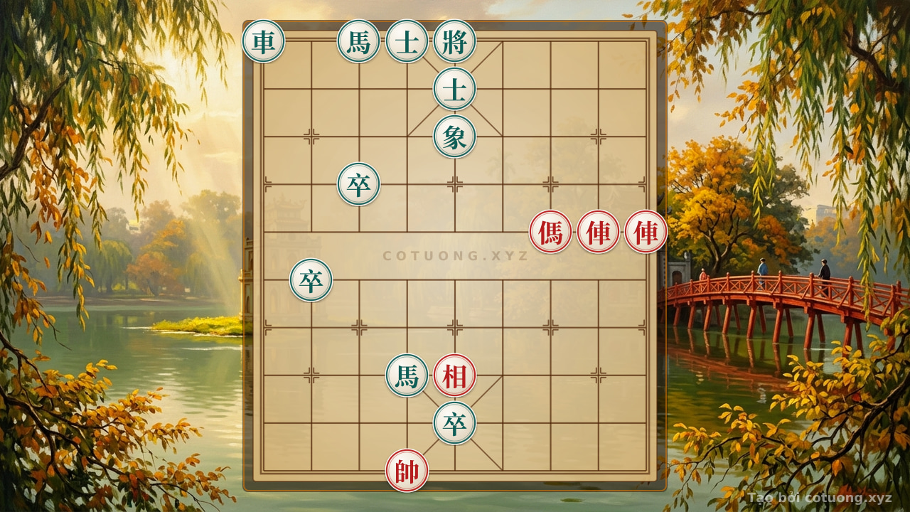 Thế cờ: Black General: Defensive Strategies from the 'Phoenix on the Upper Palace' Opening — Cờ Tướng Online