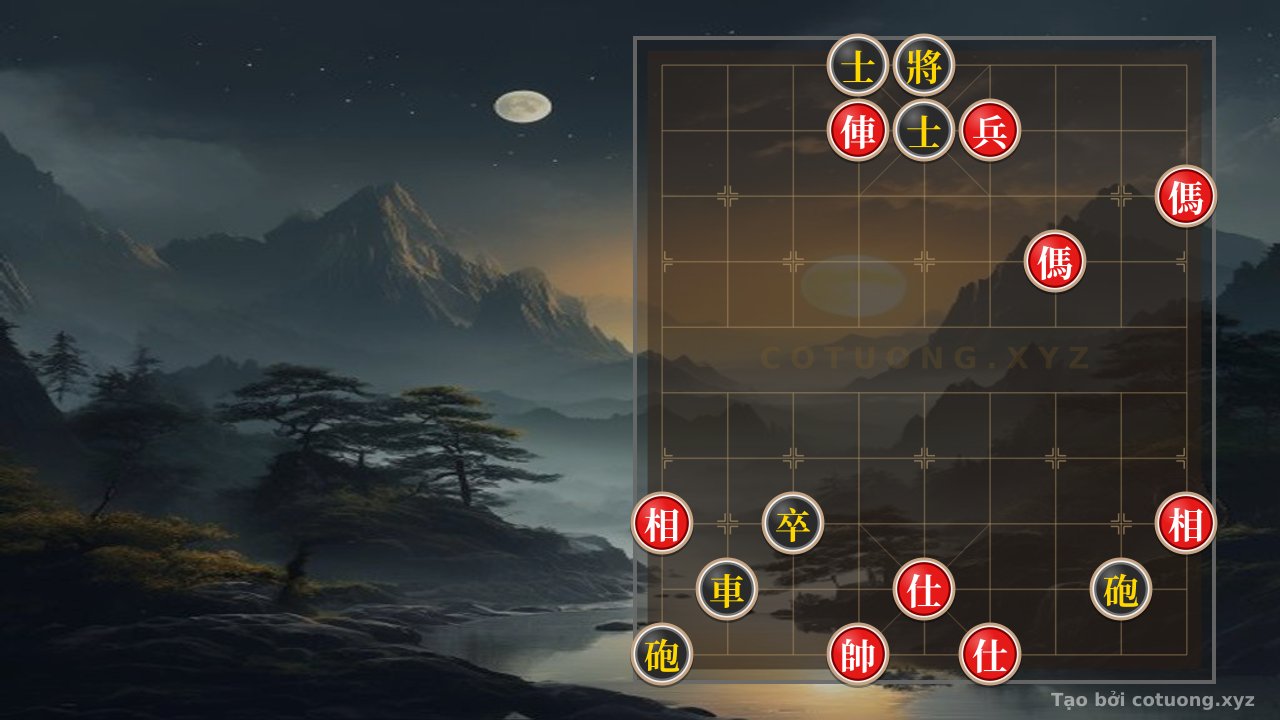 Thế cờ: Red Chariot Charges Straight at the Point: The Defensive Counterattack Strategy of the Advisor — Cờ Tướng Online