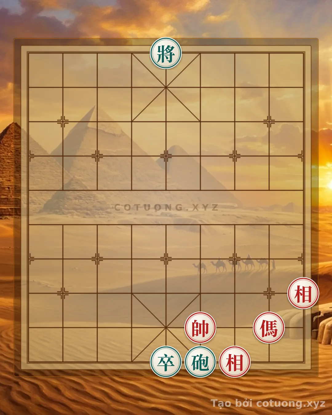 Thế cờ: Xiangqi: Brutal Counterattack Tactics When Opponent Focuses on the Red General — Cờ Tướng Online