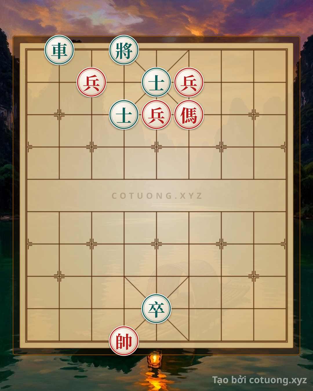 Challenge: Black Rook on File 2, Rank 10: Strategy to Break the Red General's Defense in Basic Xiangqi - Can you solve it?